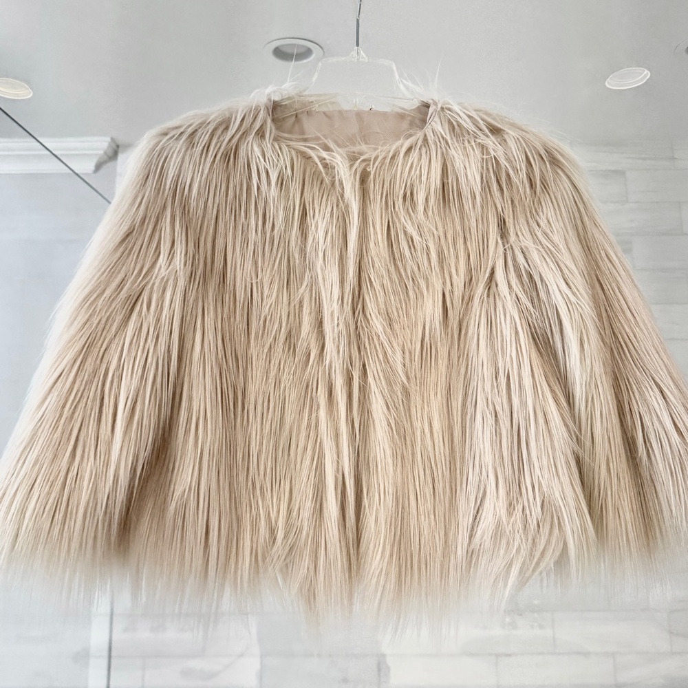 Cream Faux Fur